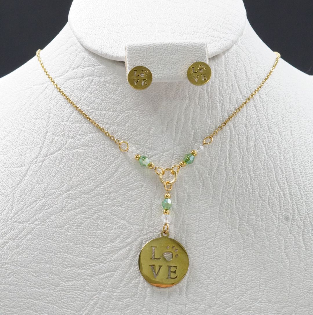 Miniatura 2 de JUEGUITO CORBATIN MURANO LOVE VERDE